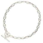 Hermes Chaine D'ancre Silver Choker Necklace GM — view 2