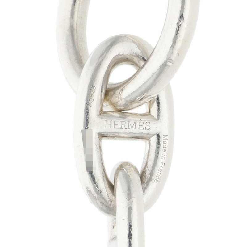 Hermes Chaine D'ancre Silver Choker Necklace GM — view 3