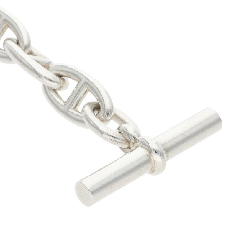 Hermes Chaine D'ancre Silver Choker Necklace GM — view 4