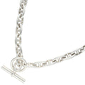 Hermes Chaine D'ancre Silver Choker Necklace GM