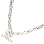 Hermes Chaine D'ancre Silver Choker Necklace GM