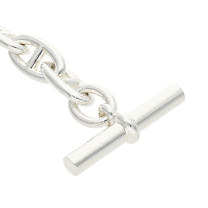 Hermes Chaine D'ancre Silver Choker Necklace GM — view 4