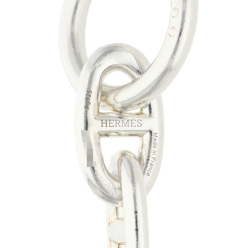 Hermes Chaine D'ancre Silver Choker Necklace GM — view 3