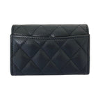 Chanel Timeless Classic Line Quilted Caviar Leather Flap Card Case Black — view 2