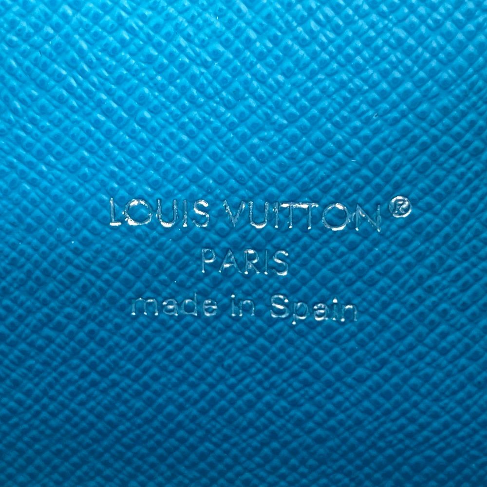 Louis Vuitton Taigarama Zippy Wallet Horizontal Blue Lagoon — view 8