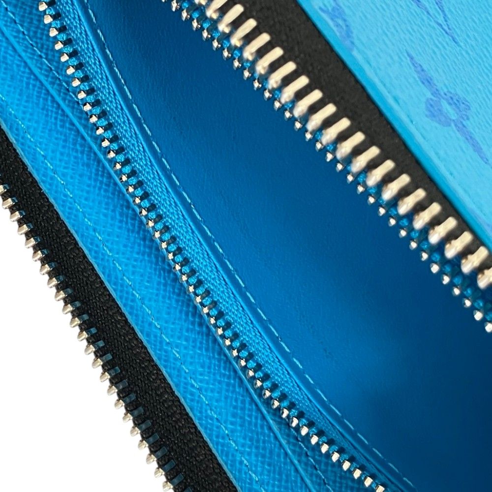Louis Vuitton Taigarama Zippy Wallet Horizontal Blue Lagoon — view 7