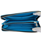 Louis Vuitton Taigarama Zippy Wallet Horizontal Blue Lagoon — view 3