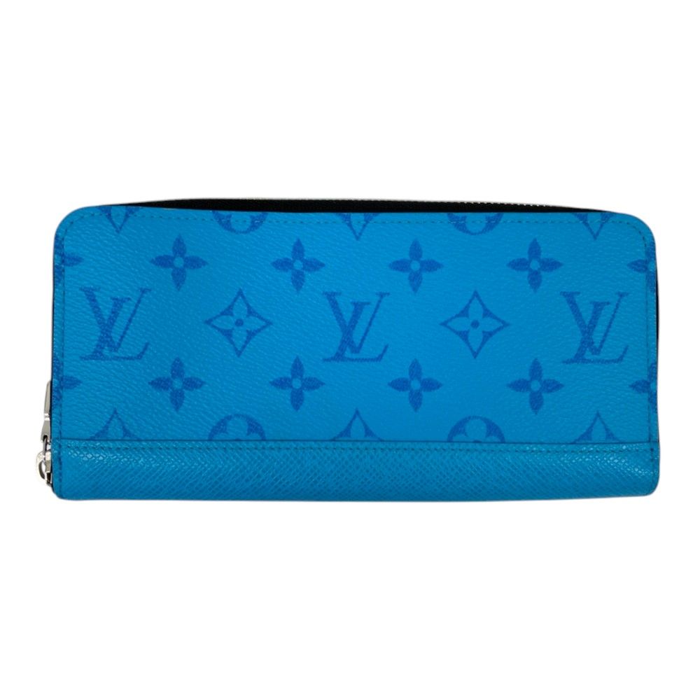 Louis Vuitton Taigarama Zippy Wallet Horizontal Blue Lagoon
