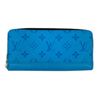 Louis Vuitton Taigarama Zippy Wallet Horizontal Blue Lagoon