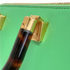 Fendi by the Way Mini Tortoiseshell 2-Way Shoulder Bag Light Green — view 8