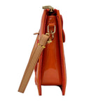 Louis Vuitton Pouch Monogram Vernis Flower Lexington Orange — view 2