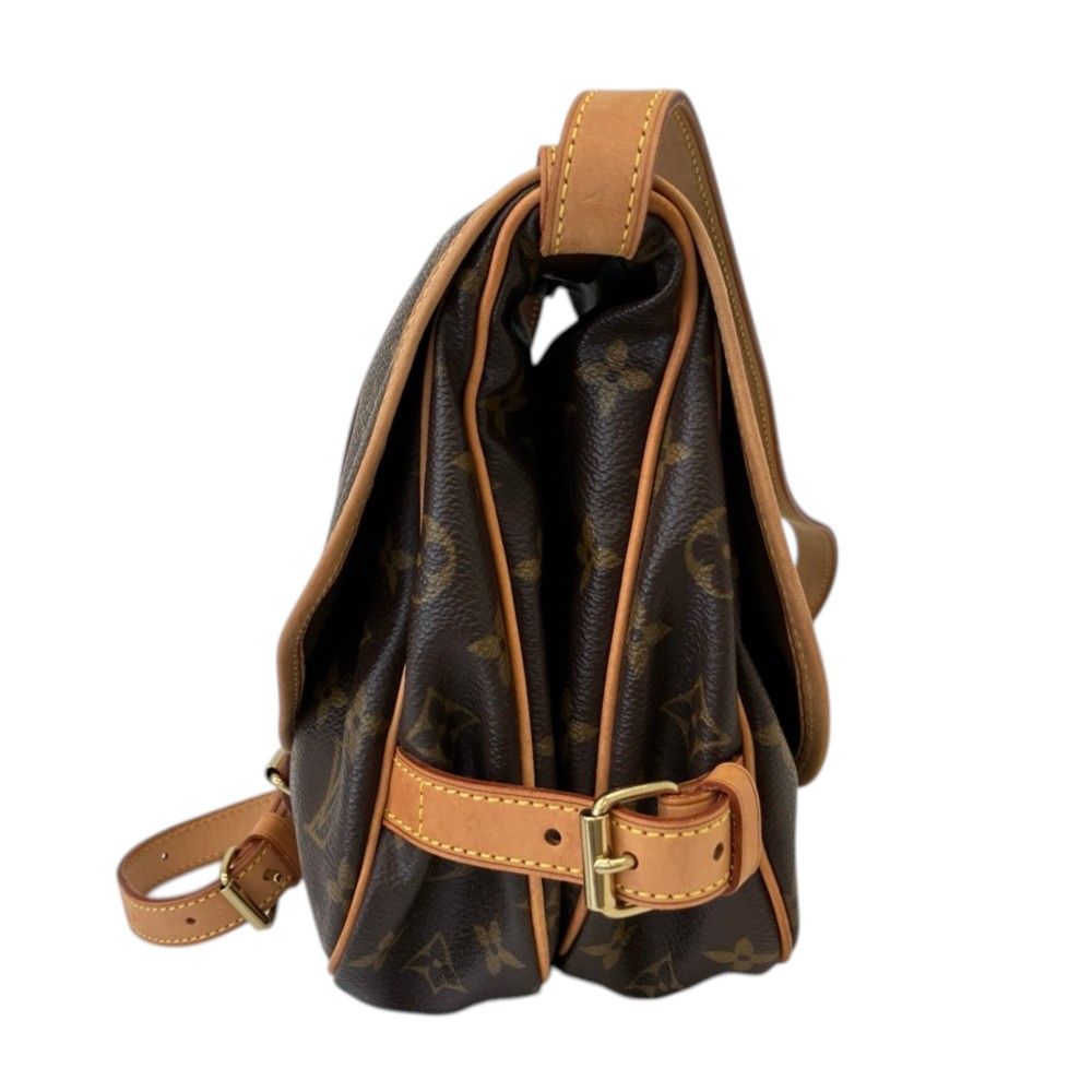 Louis Vuitton Saumur 30 Monogram Shoulder Bag Brown — view 4