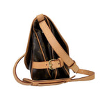Louis Vuitton Saumur 30 Monogram Shoulder Bag Brown — view 2