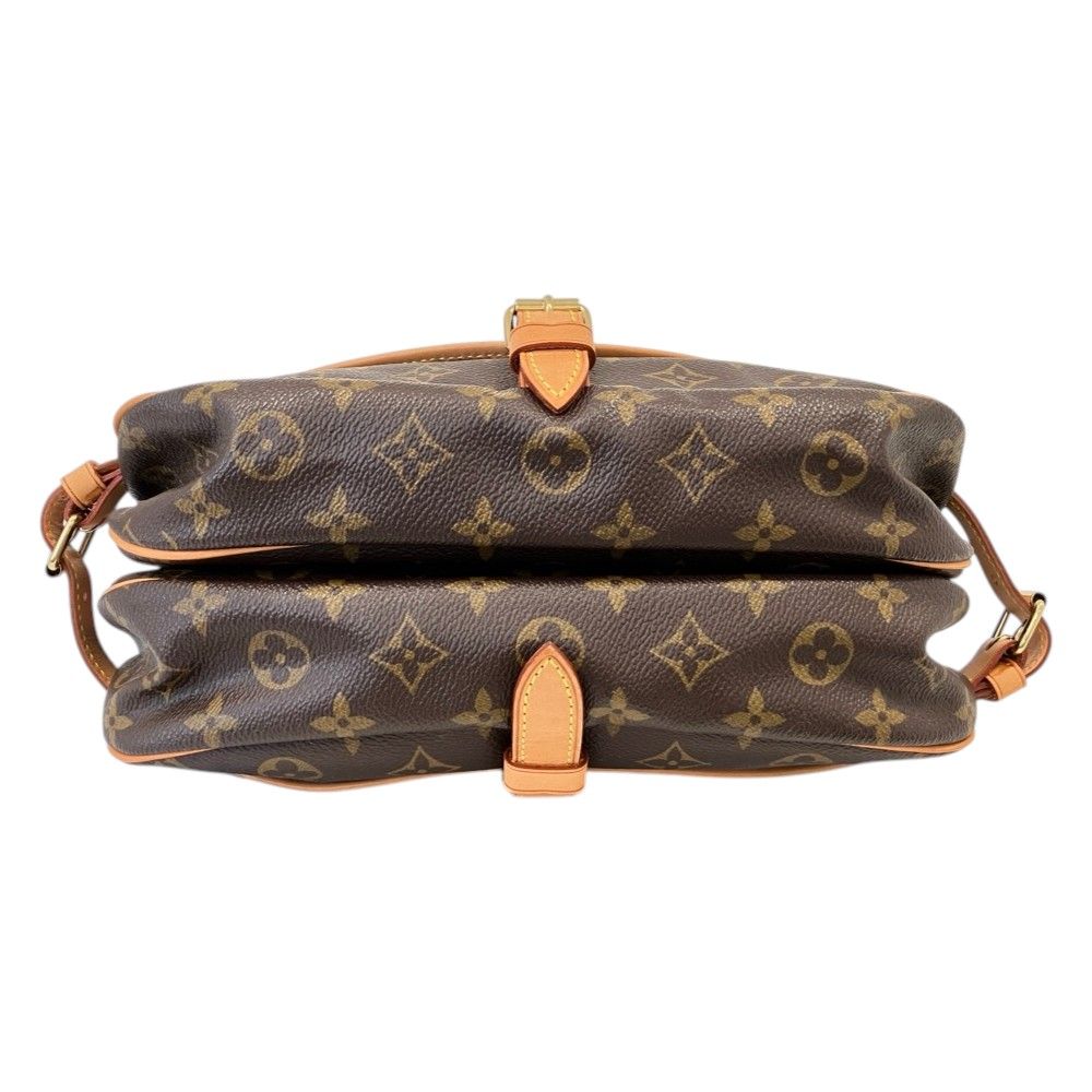 Louis Vuitton Saumur 30 Monogram Shoulder Bag Brown — view 5