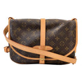 Louis Vuitton Saumur 30 Monogram Shoulder Bag Brown