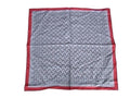 Hermes Scarf Carre 45 Gray Red Silk 100% Petit Horse Riding