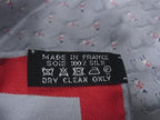 Hermes Scarf Carre 45 Gray Red Silk 100% Petit Horse Riding — view 5