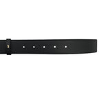 Fendi Belt FF Square Reversible Black Gray Leather Silver — view 6