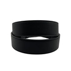 Fendi Belt FF Square Reversible Black Gray Leather Silver — view 2
