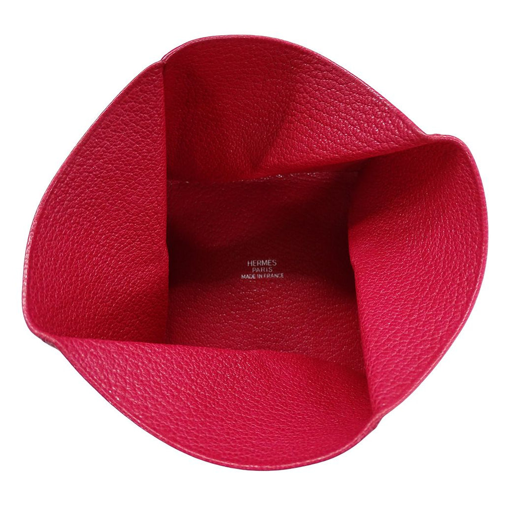 Hermes Wallet Zulu Coin Purse Chevre Pink Compact — view 5