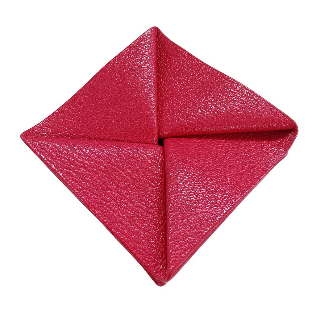 Hermes Wallet Zulu Coin Purse Chevre Pink Compact — view 2