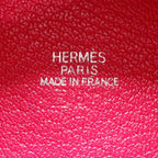 Hermes Wallet Zulu Coin Purse Chevre Pink Compact — view 6