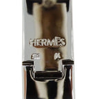 Hermes Bangle Bracelet Clic H PM Metal Silver Orange — view 7
