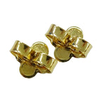 Louis Vuitton Earrings Metal Rhinestone LV Gold — view 5
