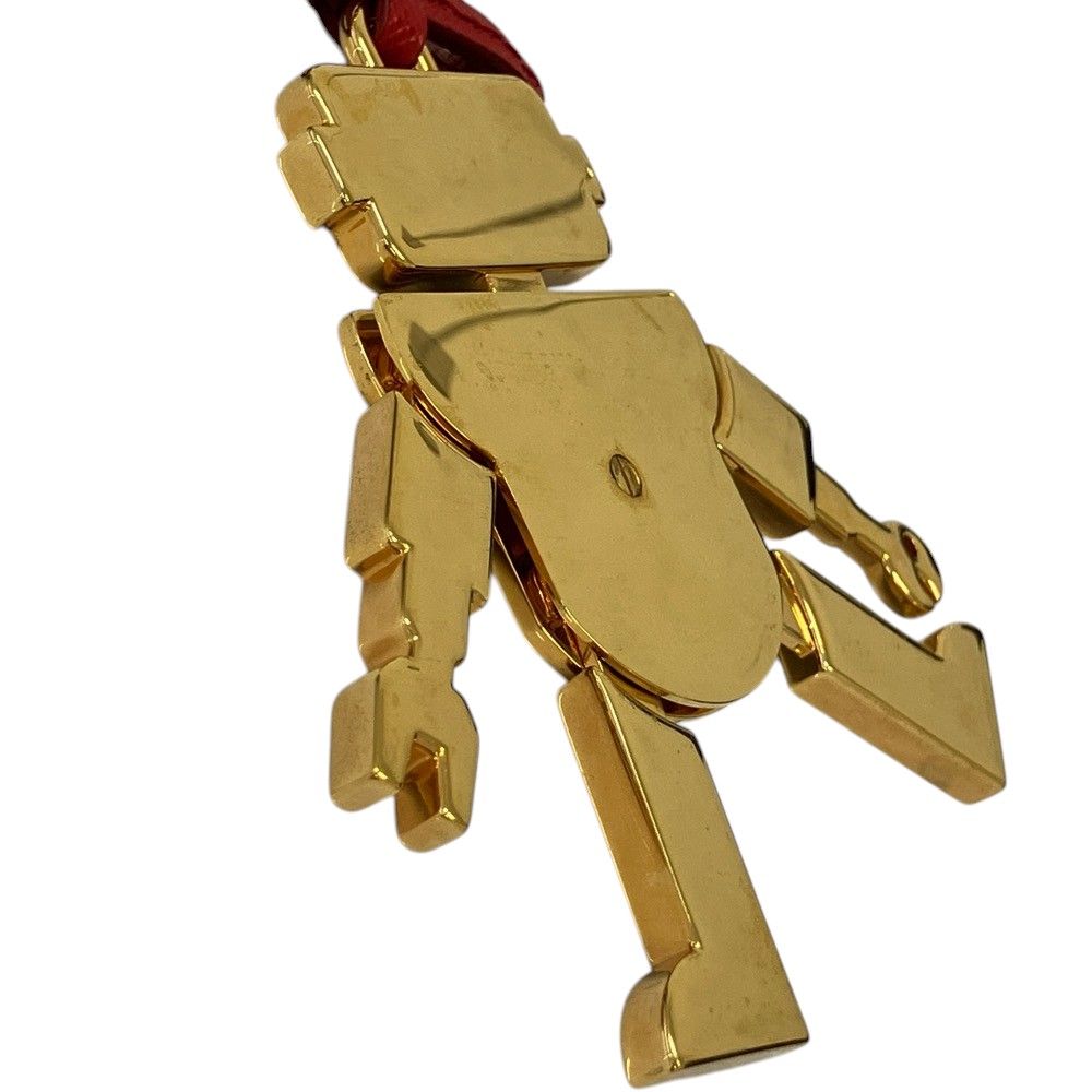 Prada Robot Charm Key Holder Key Ring Multicolor — view 6