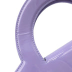 Bottega Veneta Handbag Doll Patent Leather Lavender Matte Silver Purple — view 8