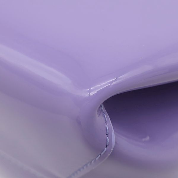 Bottega Veneta Handbag Doll Patent Leather Lavender Matte Silver Purple — view 4