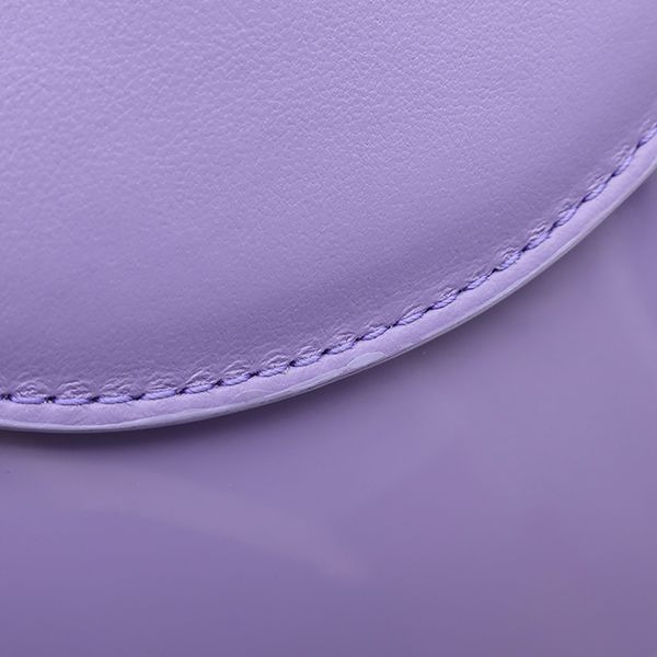 Bottega Veneta Handbag Doll Patent Leather Lavender Matte Silver Purple — view 6