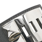 Hermes Bracelet Collier de Chien Swift Black Silver S Studded Cowhide — view 4