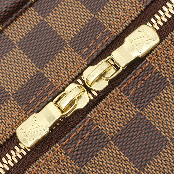Louis Vuitton Shoulder Bag Naviglio Damier Canvas Ebene Gold Brown — view 5