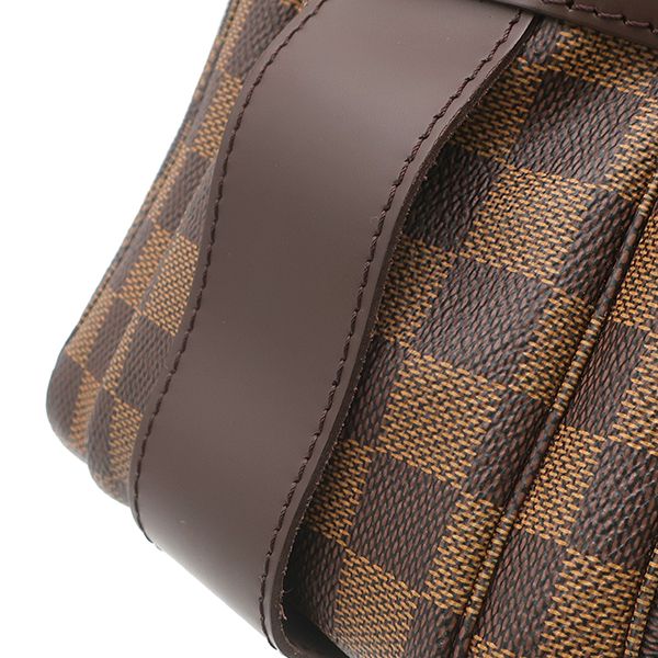 Louis Vuitton Shoulder Bag Naviglio Damier Canvas Ebene Gold Brown — view 7
