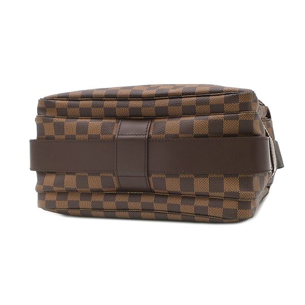 Louis Vuitton Shoulder Bag Naviglio Damier Canvas Ebene Gold Brown — view 3