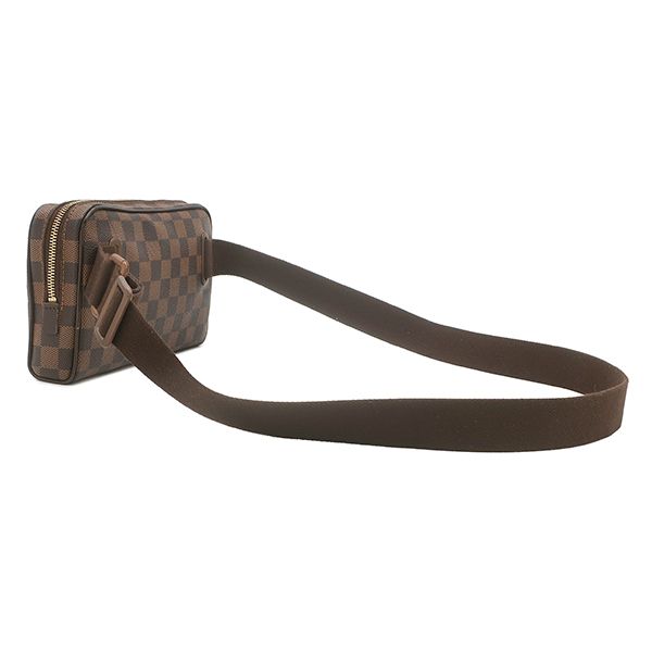 Louis Vuitton Waist Bag Brooklyn Damier Canvas Ebene Gold Brown — view 2
