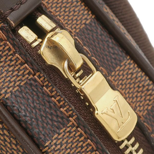 Louis Vuitton Waist Bag Brooklyn Damier Canvas Ebene Gold Brown — view 5