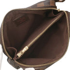 Louis Vuitton Waist Bag Brooklyn Damier Canvas Ebene Gold Brown — view 8
