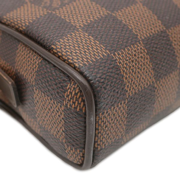 Louis Vuitton Waist Bag Brooklyn Damier Canvas Ebene Gold Brown — view 4