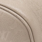 Louis Vuitton Tote Bag Neverfull MM Monogram Empreinte Tourterelle Gold — view 4