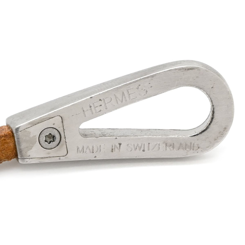 Hermes Bracelet Jumbo Jet Leather Metal Gold Silver Brown — view 5