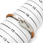 Hermes Bracelet Jumbo Jet Leather Metal Gold Silver Brown — view 6