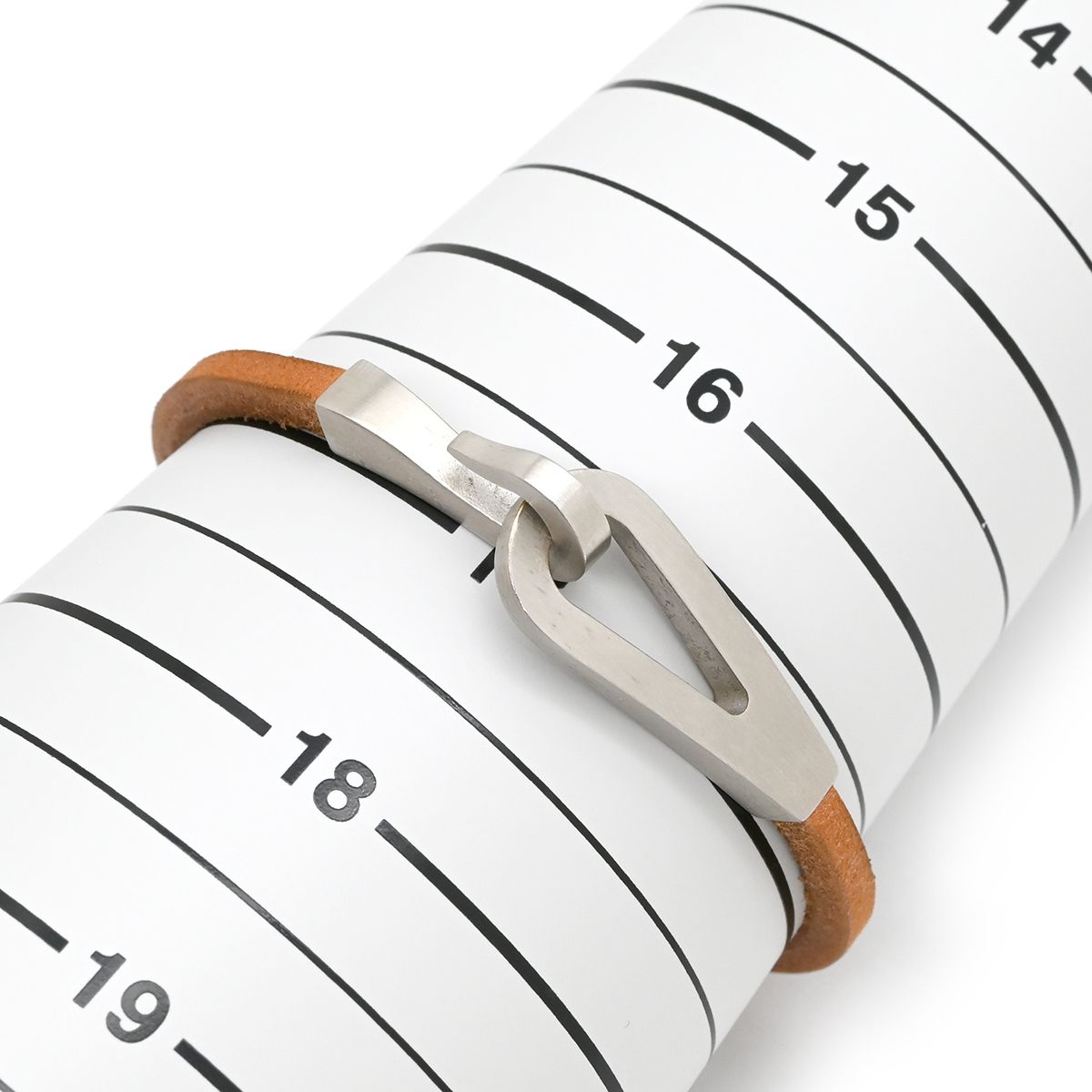 Hermes Bracelet Jumbo Jet Leather Metal Gold Silver Brown — view 6