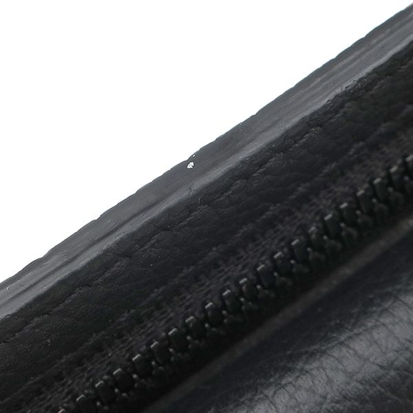 Louis Vuitton Belt Bag Take Off Sling Gray Leather Black Waist Back — view 7