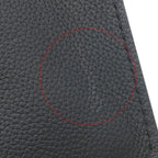 Louis Vuitton Belt Bag Take Off Sling Gray Leather Black Waist Back — view 6