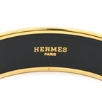 Hermes Bangle Enamel GM Shell Motif Cloisonne Red Multicolor Gold Sea Creatures — view 6