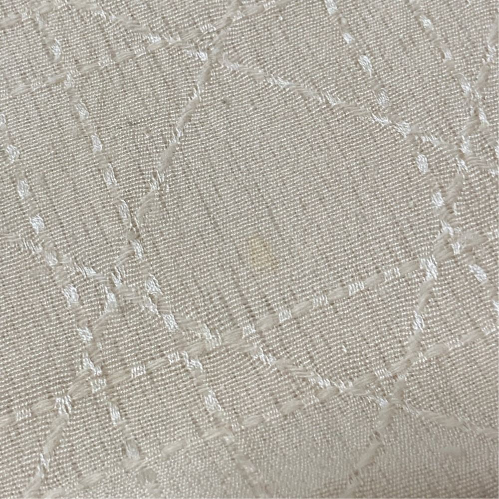 Dior Wool Silk Cannage Jacquard Scarf Light Beige — view 6