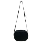 Dior Vintage Honeycomb Logo Shoulder Bag Black — view 4
