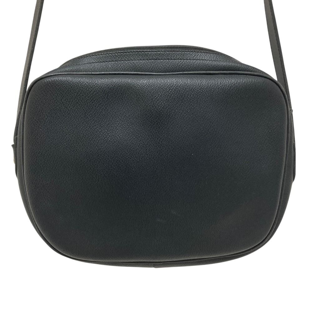 Dior Vintage Honeycomb Logo Shoulder Bag Black — view 3